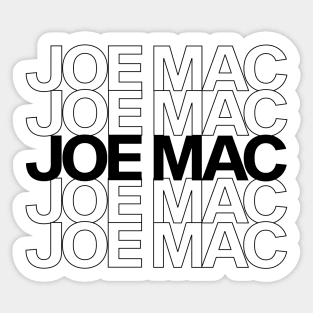 Joe Mac - stacked Sticker